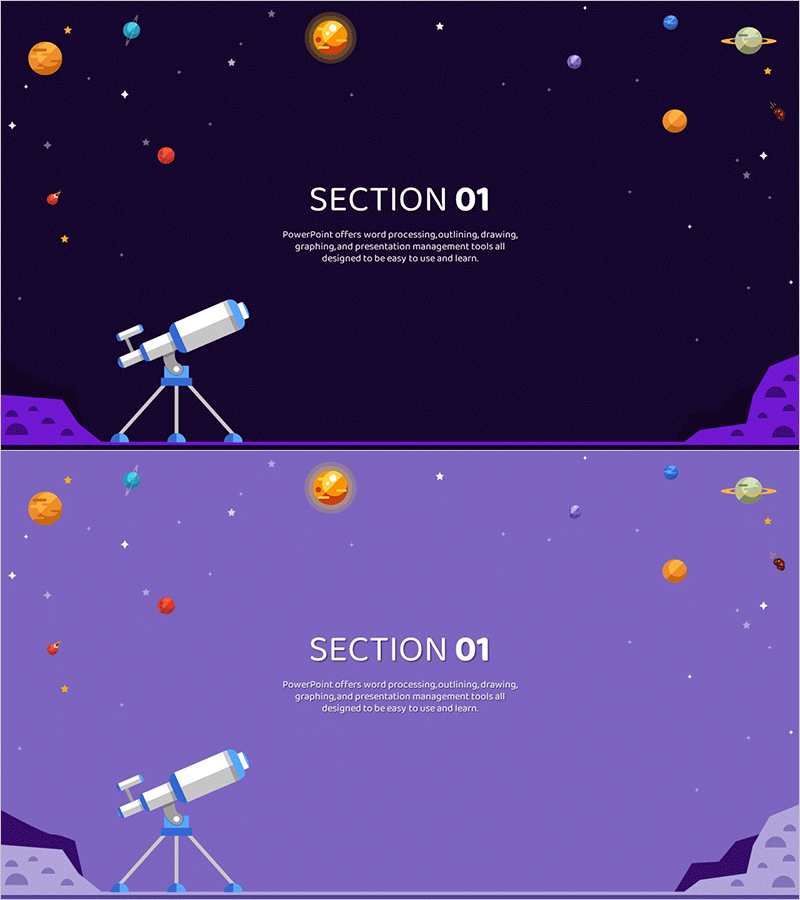 천문학 일러스트 템플릿 간지 – 우주 탐험의 첫 발