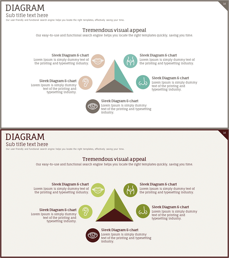 성형 수술 영역 다이어그램 – 사업 영역을 시각화한 클러스터