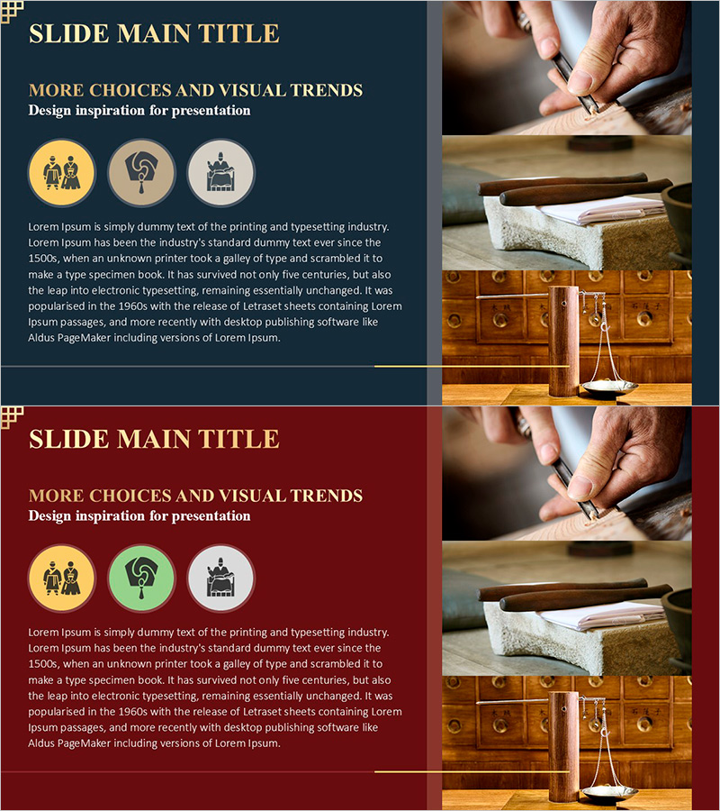 한국 전통문화 풍습 – 사업 이해를 위한 다이어그램 슬라이드