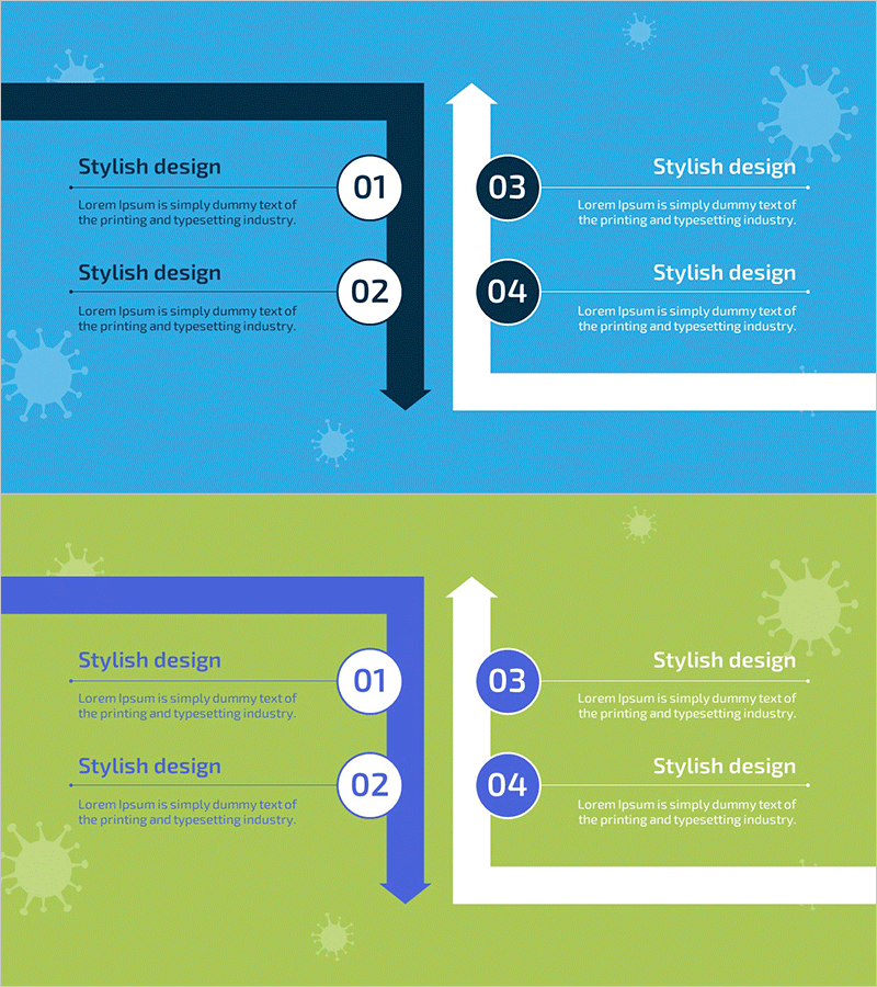 바이러스 테마 사업추진 경과 슬라이드