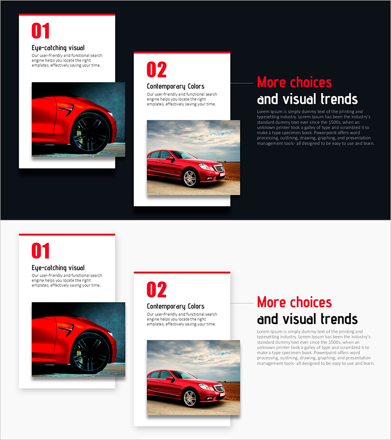 자동차 홍보 페이지 – 비주얼과 전략의 만남