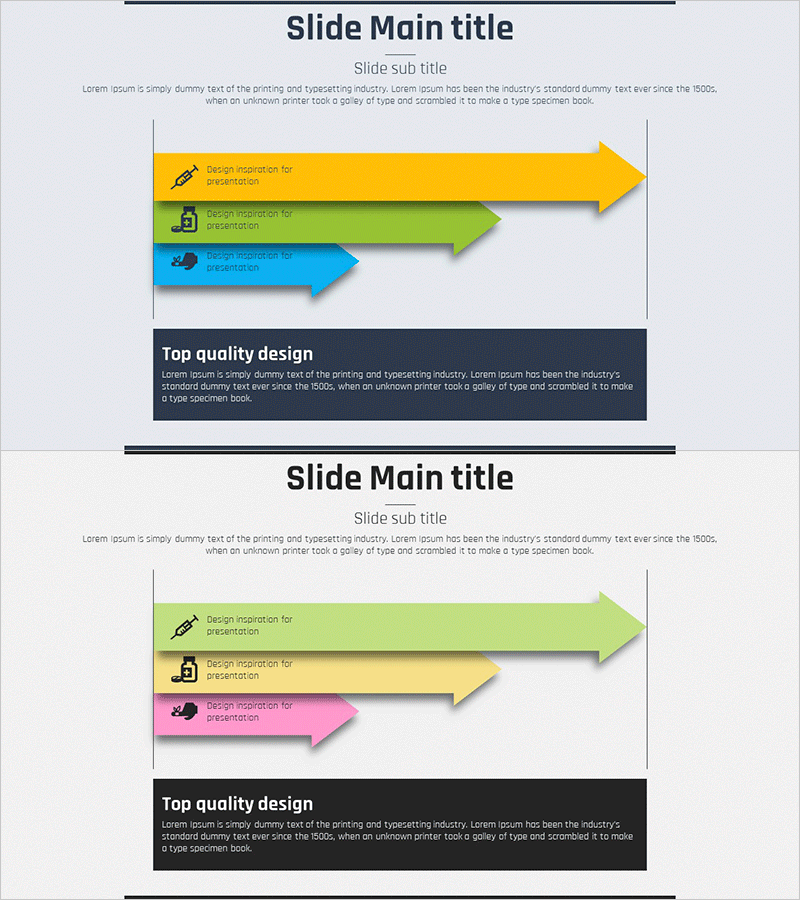 메디컬 일정계획 화살표 다이어그램