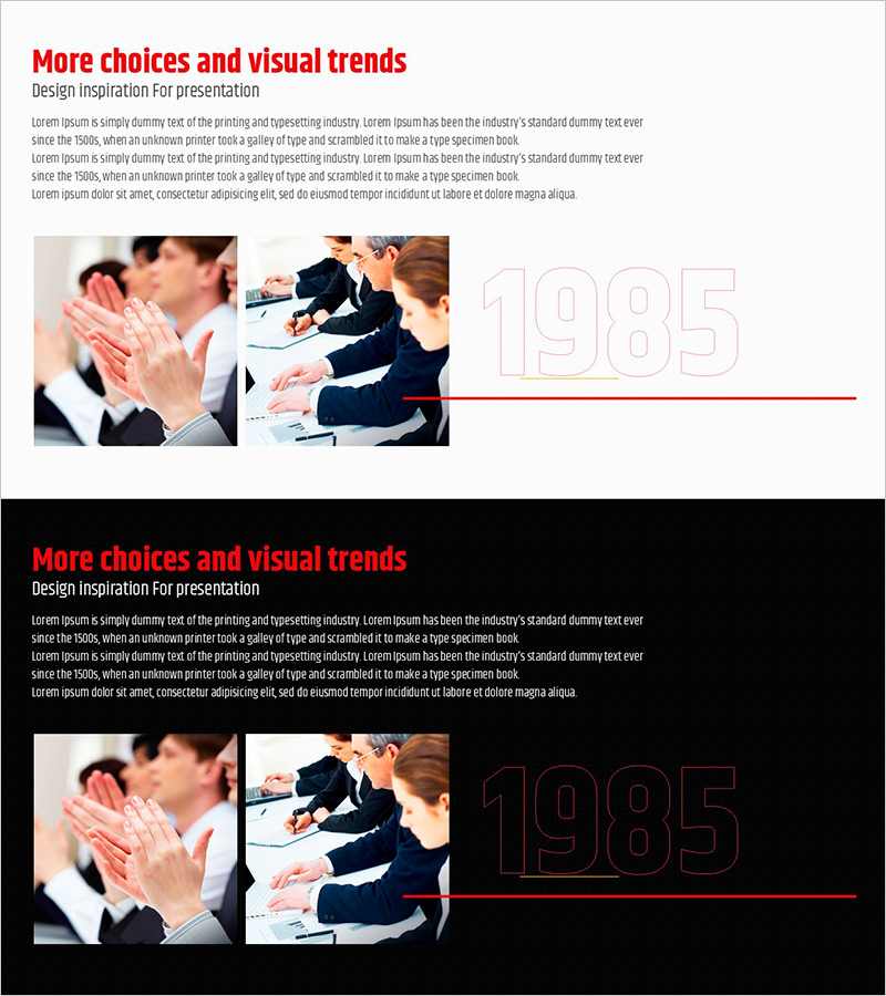 사업 배경 및 필요성을 강조한 프레젠테이션 템플릿