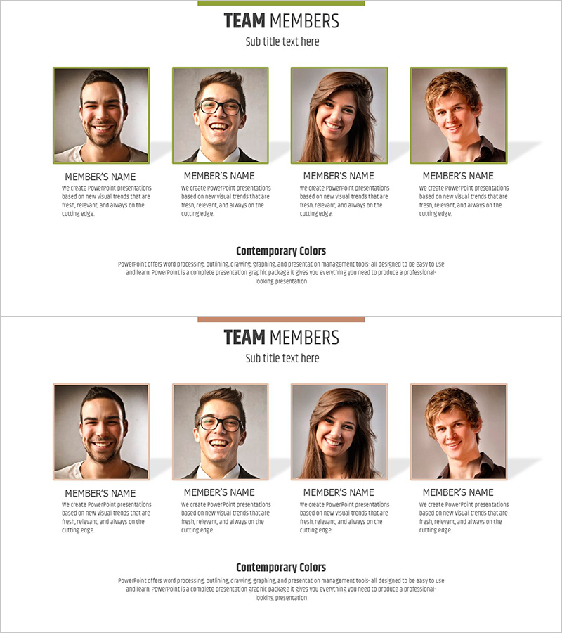 그린 브라운 멤버 소개 – 팀원들의 역량 드러내기