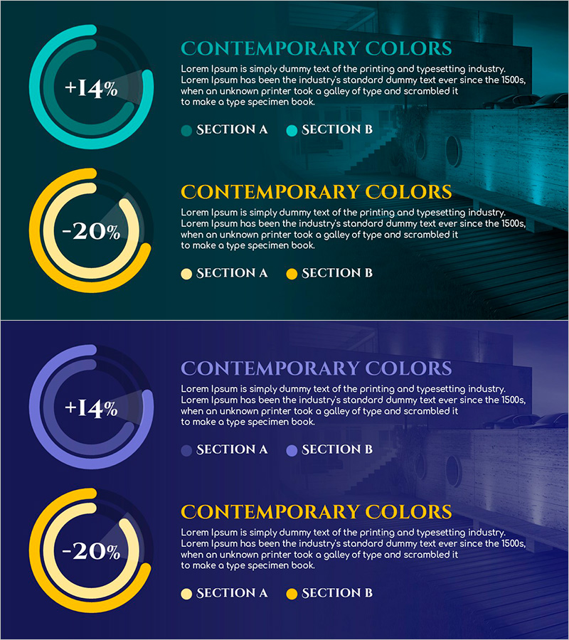 매출 상승과 하락의 원인 분석 슬라이드