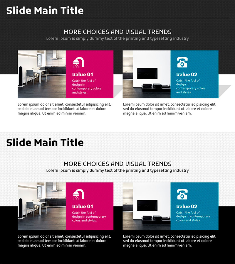 가전 필수 제품에 대한 텍스트박스 – 현대적 디자인과 스타일