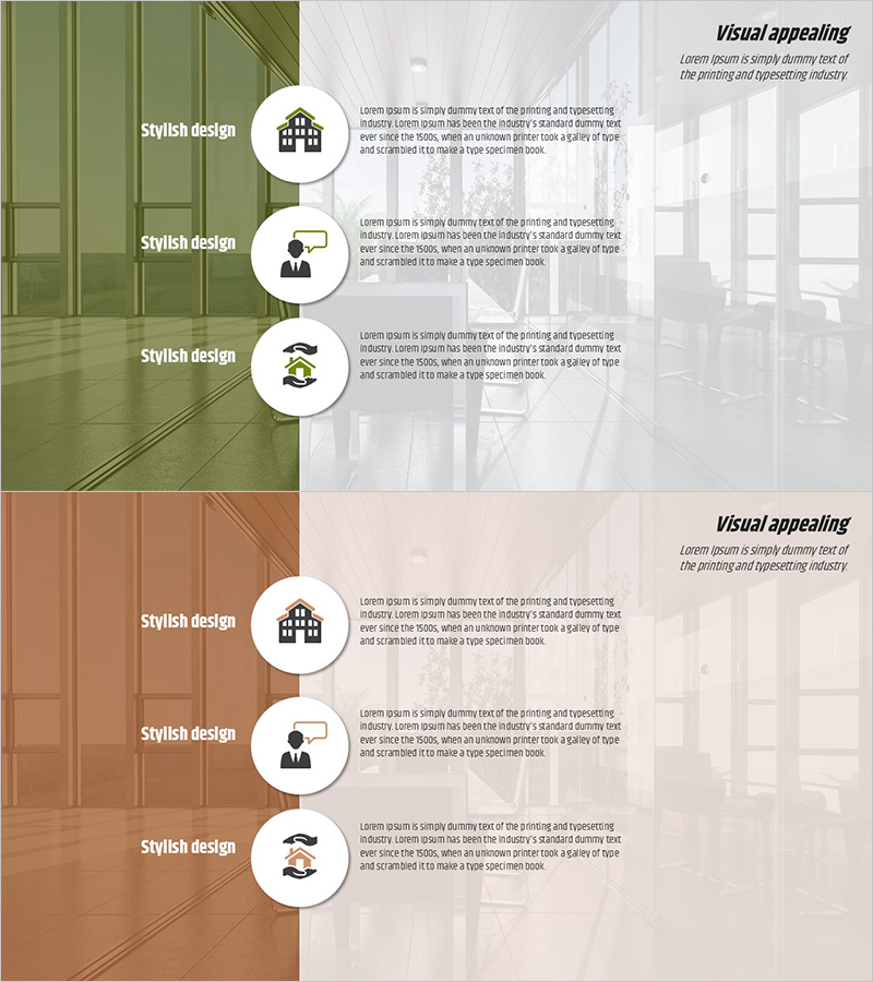 부동산 정책 설명 슬라이드 – 명확하고 전문적인 디자인