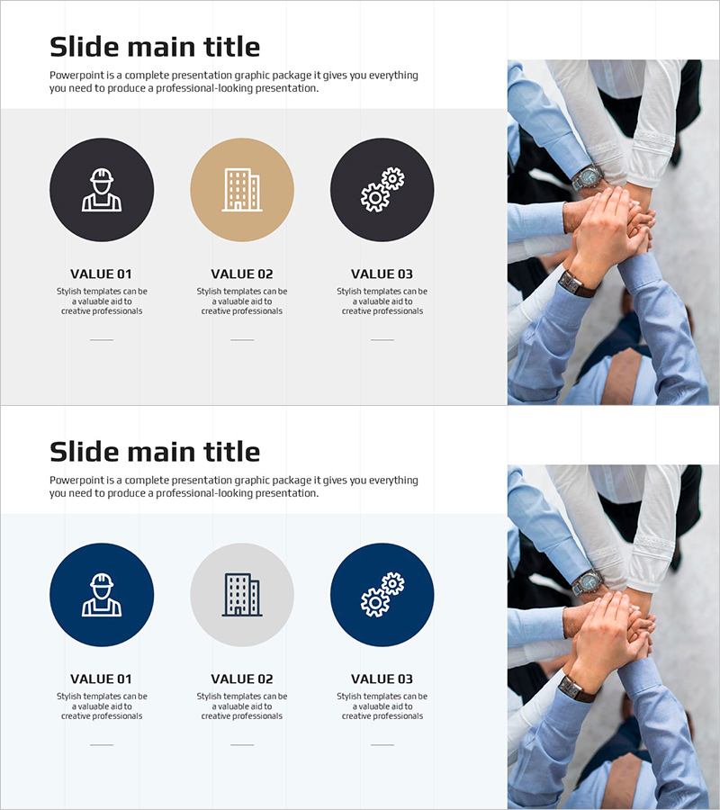 설비 계획 슬라이드 – 마케팅 전략 시각화