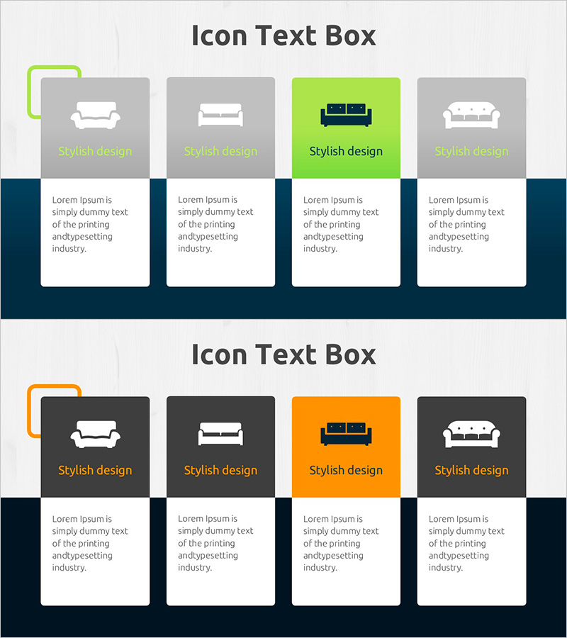 소파 종류 다이어그램 – 제품 소개 및 특성