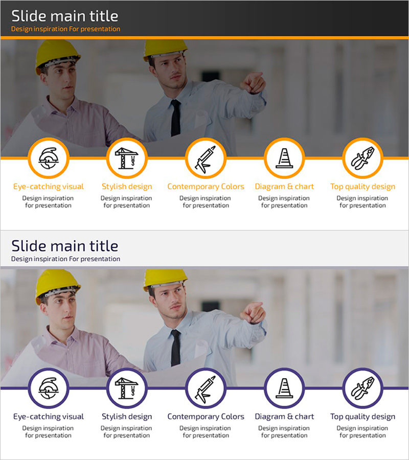 기술 특성을 시각화한 클러스터 다이어그램 슬라이드