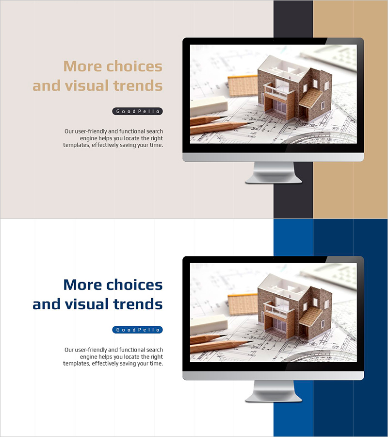 건축 모형 목업과 텍스트 - 디자인과 기능성이 조화를 이루다