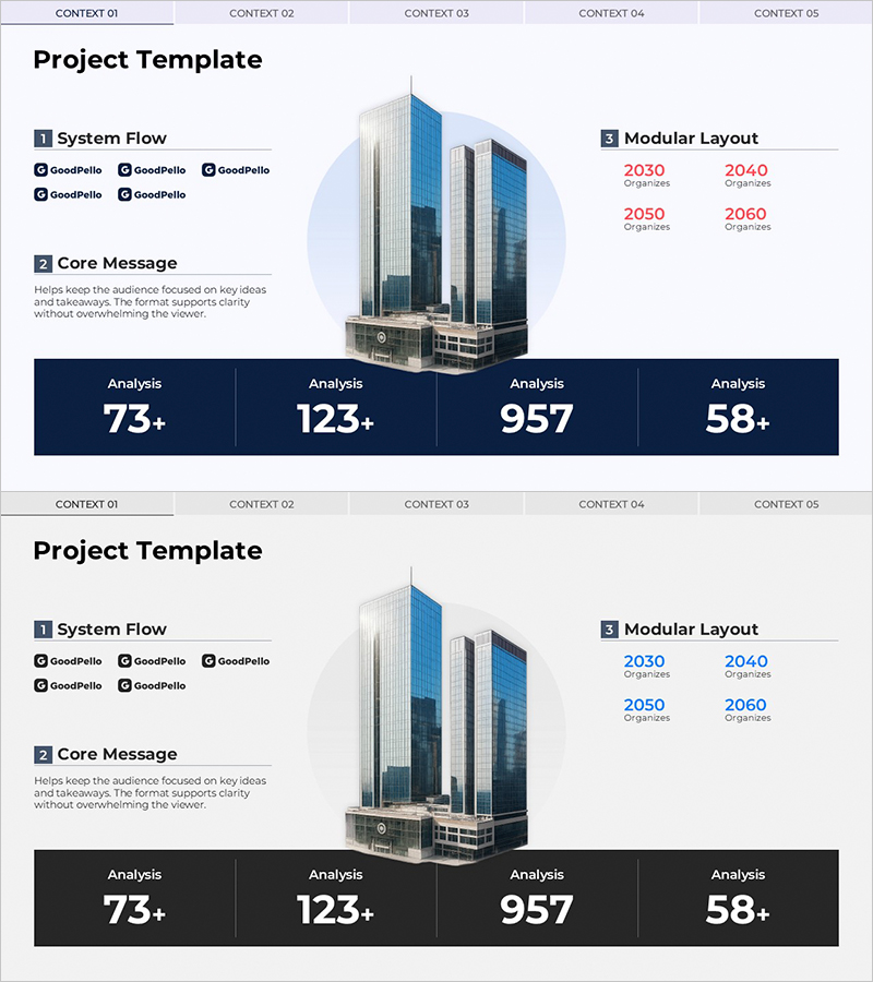 프로젝트 템플릿 – 회사 개요