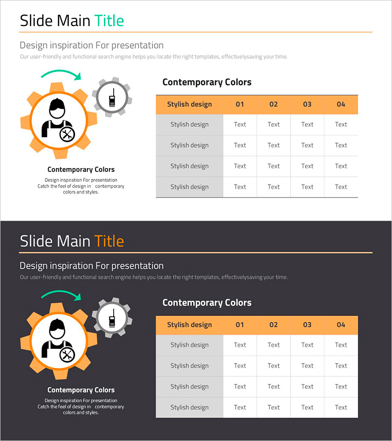 설비 인력 운영 계획 슬라이드 – 효율적인 사업 관리