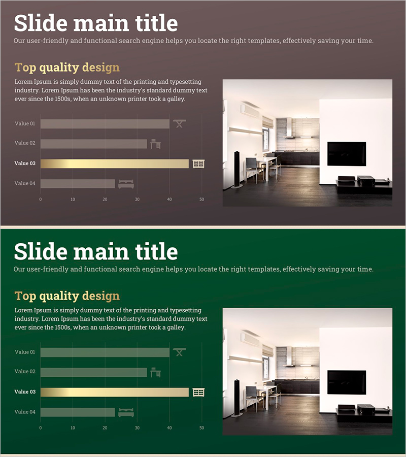 가구 판매 실적 그래프 – 사업 추진 성과