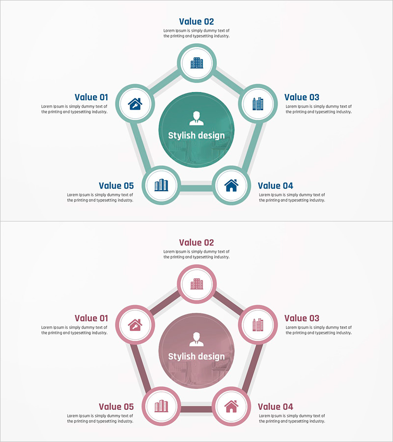 부동산 비즈니스 마케팅 다이어그램 – 혁신적 시스템 구성