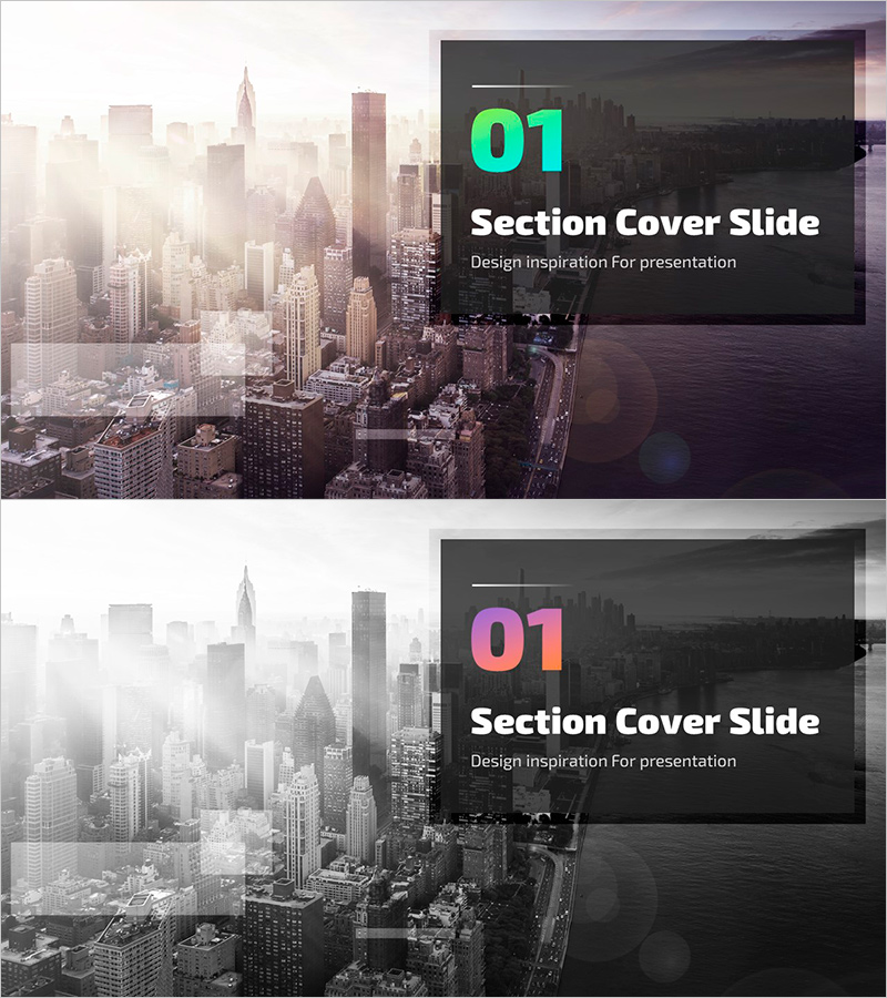 신도시 템플릿 PPT 간지 01 – 도시의 미래를 담다