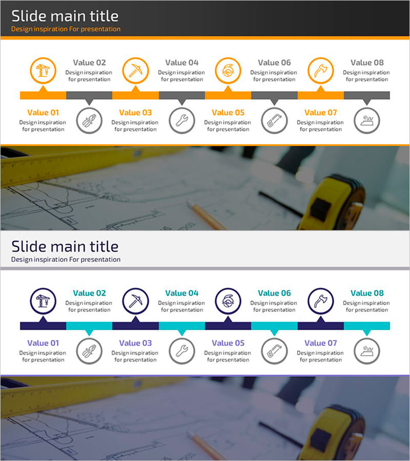 건설 프로세스 다이어그램 – 운영 계획 및 기술 개발 전략