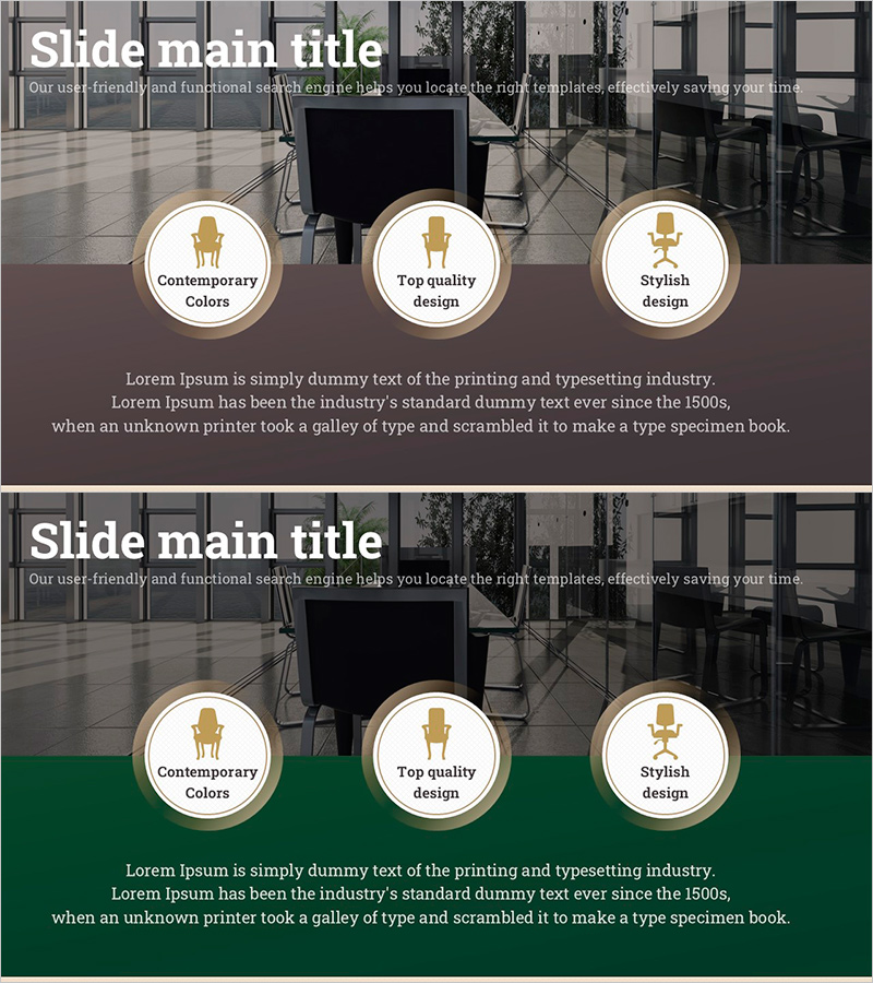 의자 다이어그램 – 제품 서비스 소개와 클러스터 구조