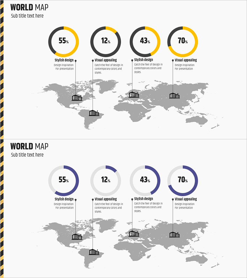 글로벌 건축 도넛차트 – 시장 점유율 시각화
