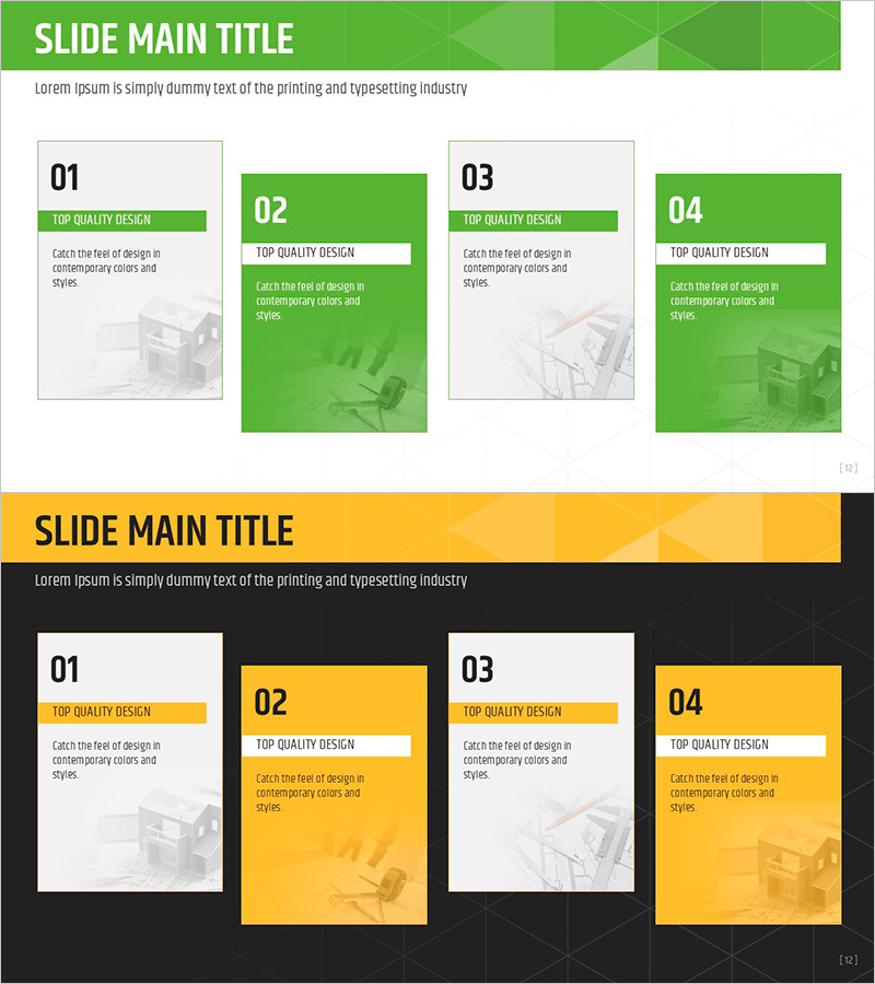 인테리어 마케팅 목표 슬라이드 – 효과적인 운영 계획