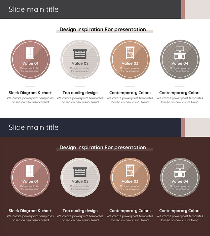 수납형 제품 소개에 적합한 디자인 슬라이드 – 혁신과 효율성
