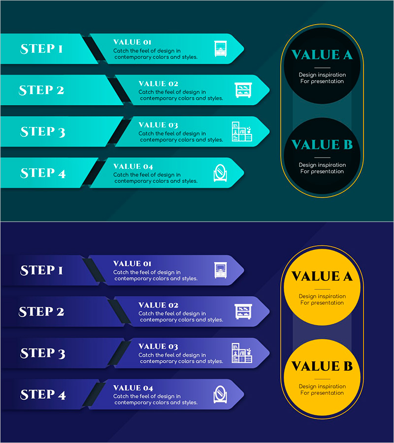 제품 가치 상관관계 슬라이드 – 다이어그램 기반의 비즈니스 인사이트