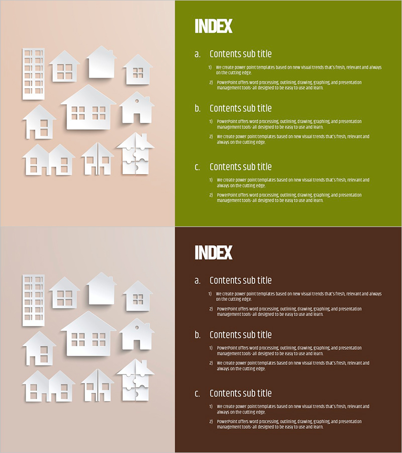 부동산 마케팅 템플릿 목차 – 정보의 체계적 전달