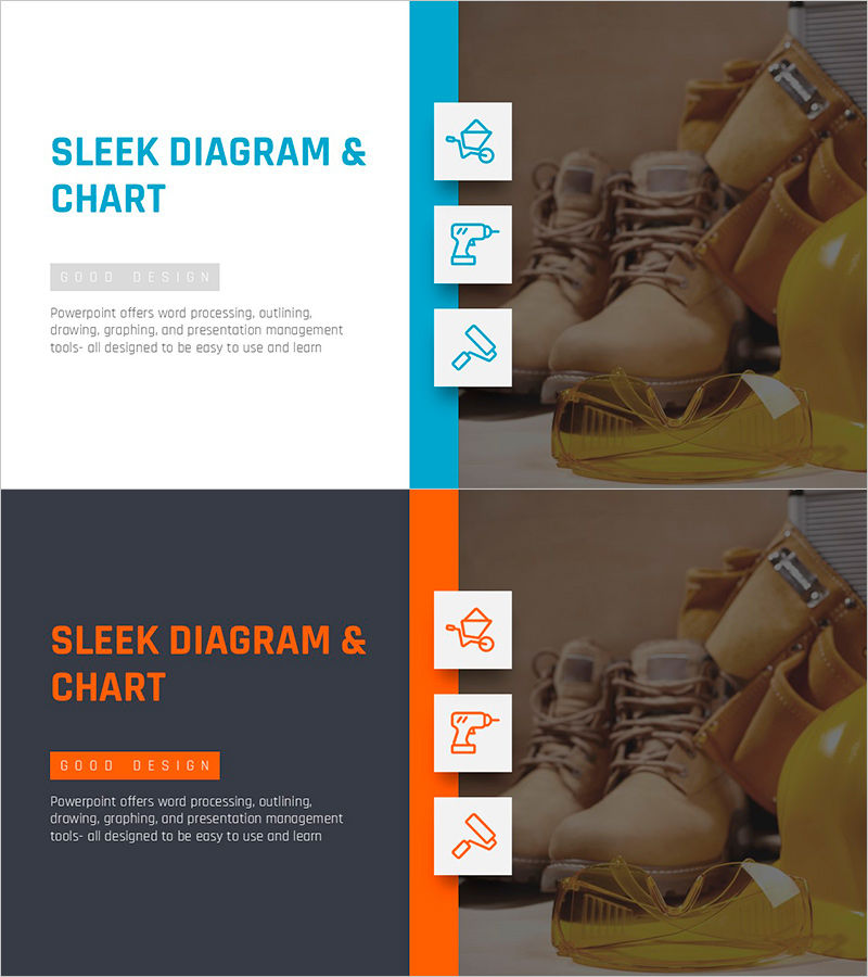 건축 기술 개요 슬라이드 – 제품 및 서비스 소개