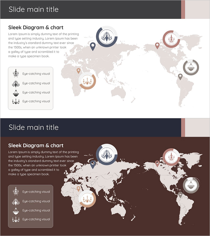 조명 시장 도넛차트 – 제품 및 서비스 소개