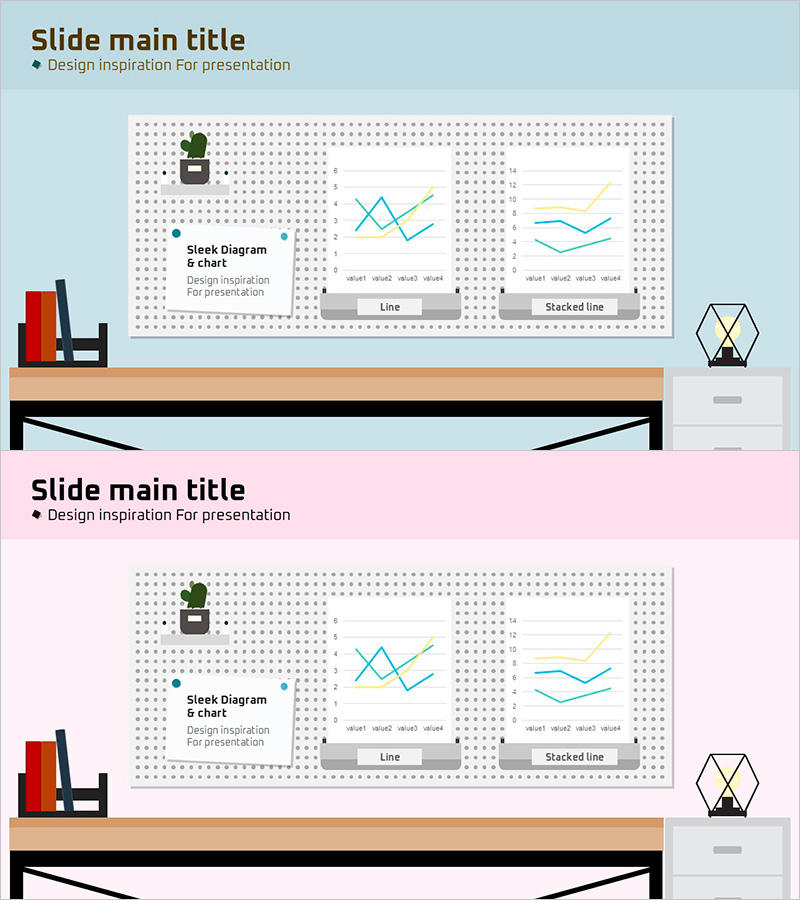 페그보드 위의 꺾은선 그래프 – 시장과 경쟁 분석