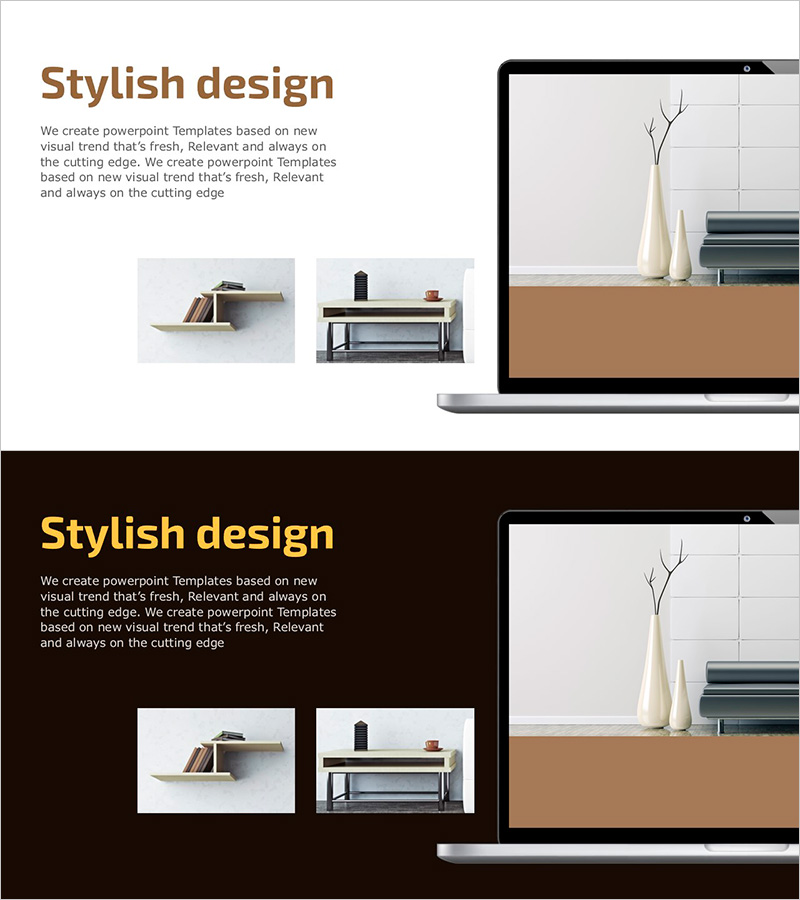 모던 디자인이 주는 시각적 효과 – 제품 소개