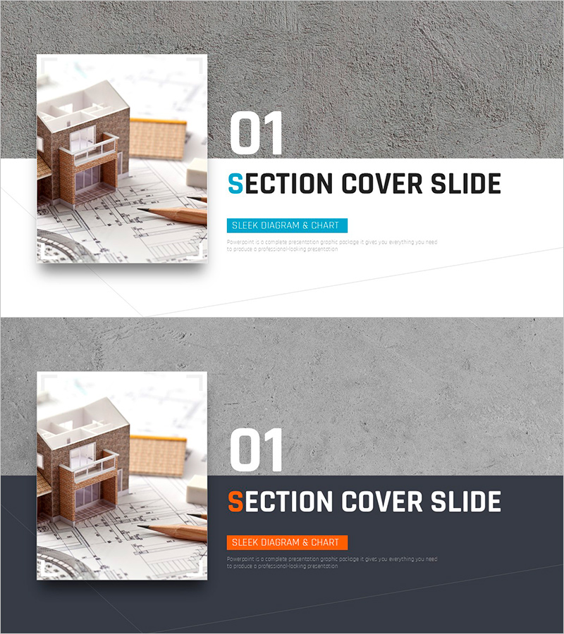 건축 설계 프레젠테이션 간지 – 프로페셔널한 디자인