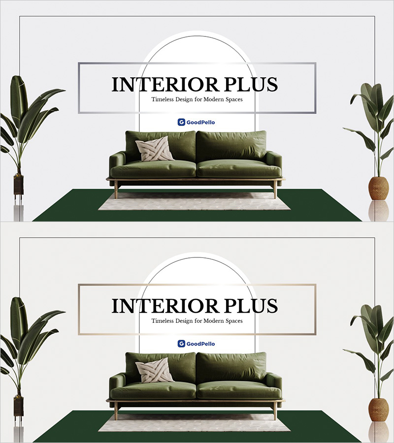 프리미엄 인테리어 브랜드 표지 – 일상의 공간을 특별하게