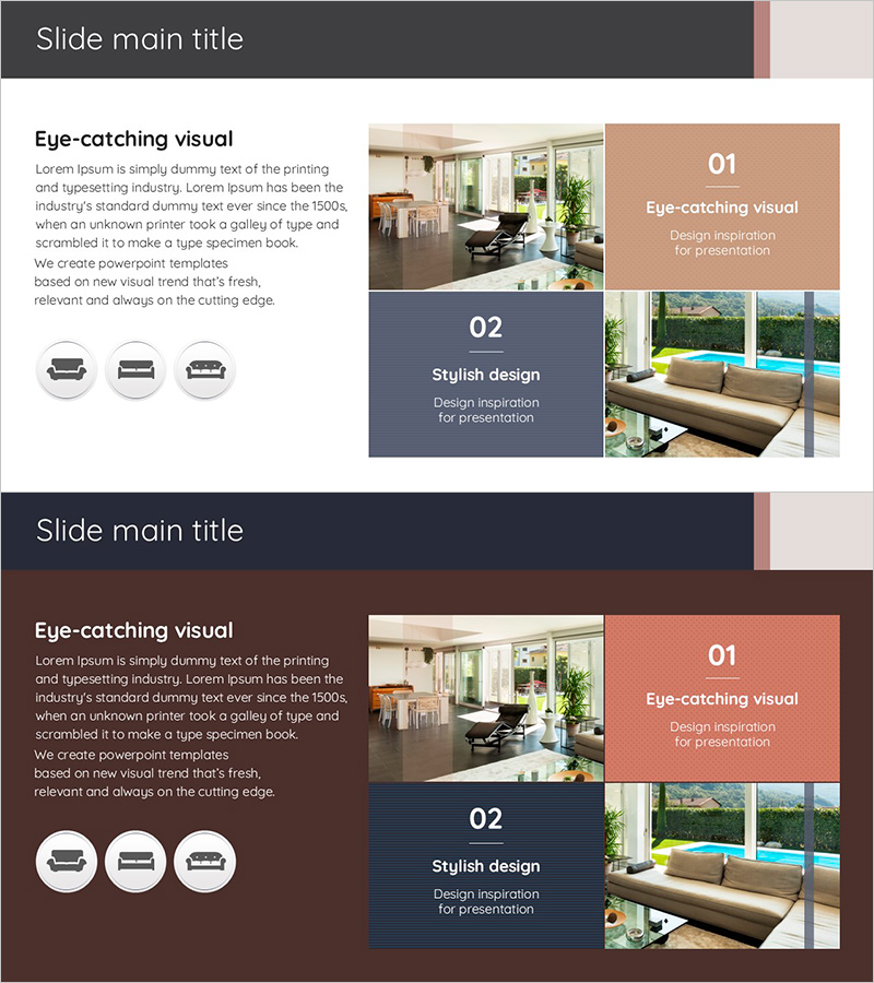 소파 인테리어 예시 – 눈을 사로잡는 디자인