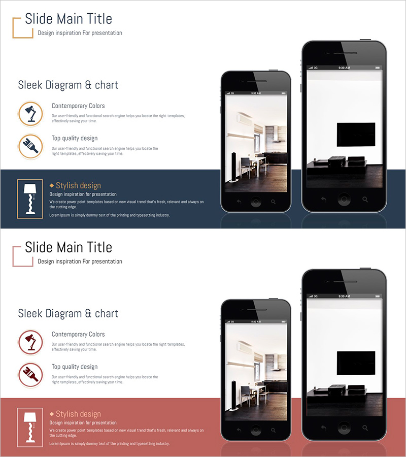 모바일 목업과 인테리어 특성 – 스타일리시한 디자인