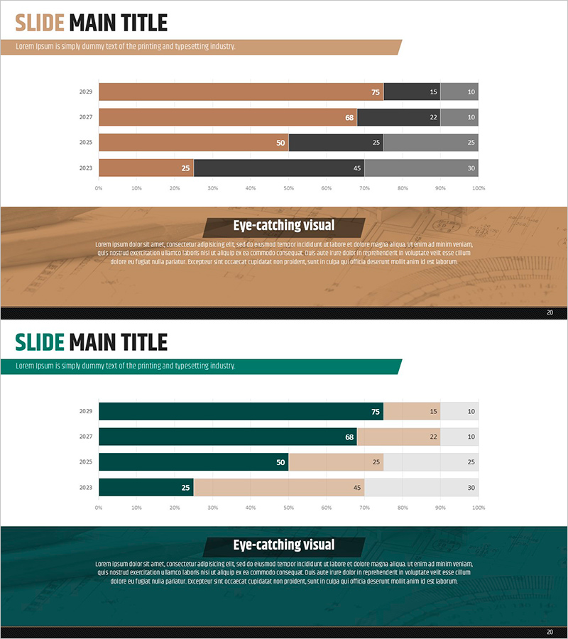 시장 동향 그래프와 전망 메시지 - 사업 전략 수립의 필수템