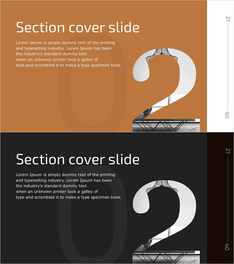 인테리어 소품 프레젠테이션 간지 02 – 우아한 분위기의 커버 슬라이드