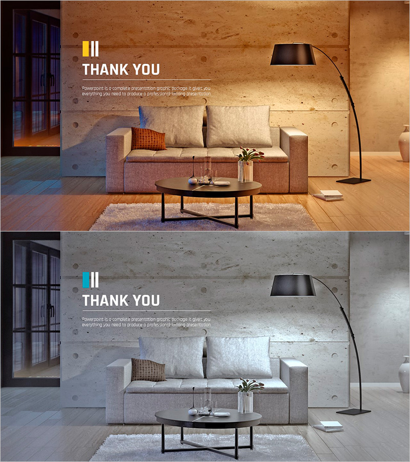 인테리어 데코레이션 PPT 엔딩 – 전문성과 감성을 담은 마무리