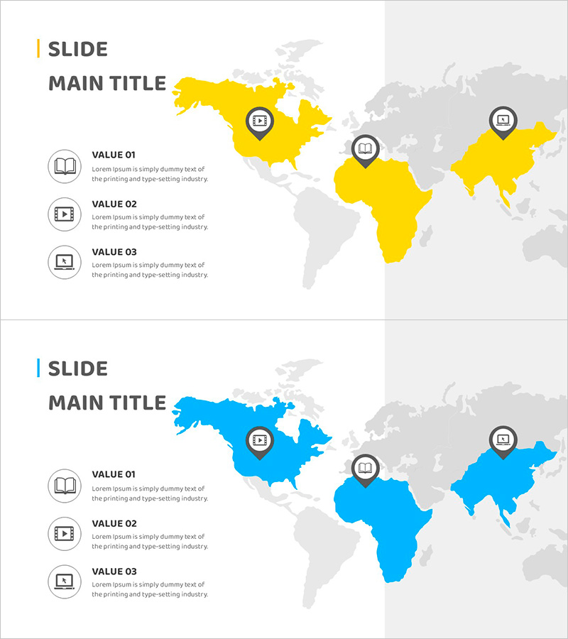 나라별 학습 분석을 시각화한 슬라이드