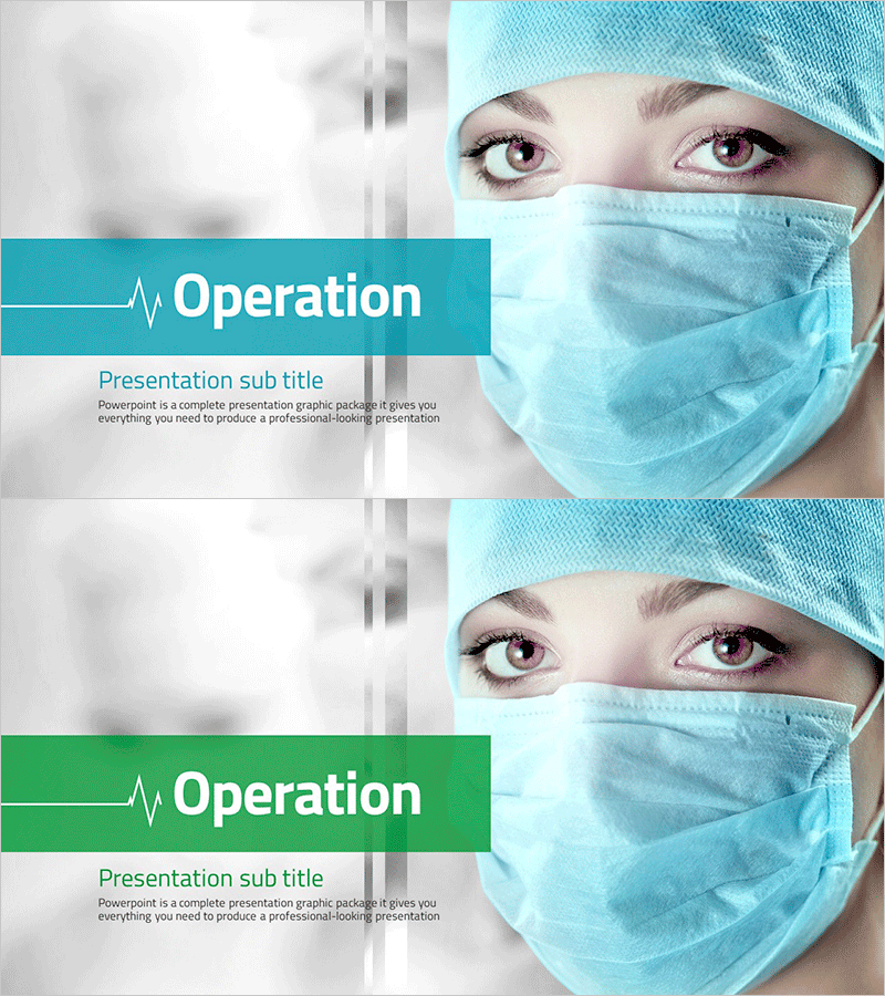 의료 수술 템플릿 표지 – 전문성과 신뢰
