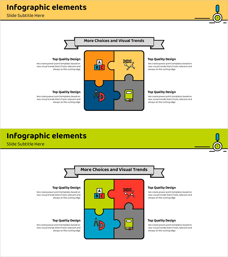 교육 퍼즐 연결형 다이어그램 – 프로그램 소개 및 서비스 개요