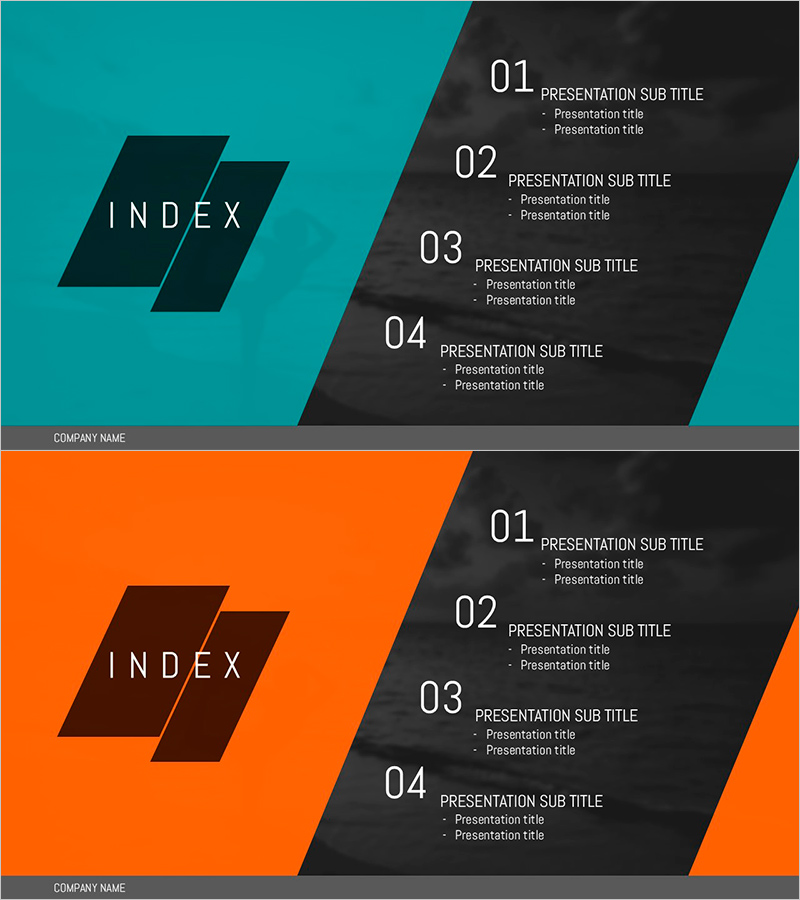 운동 사선 템플릿 목차