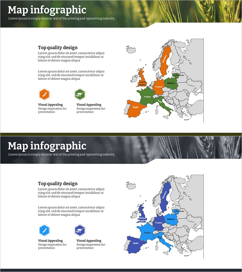 유럽 국가별 친환경 농업 분포도 분석 – 마케팅 전략 수립