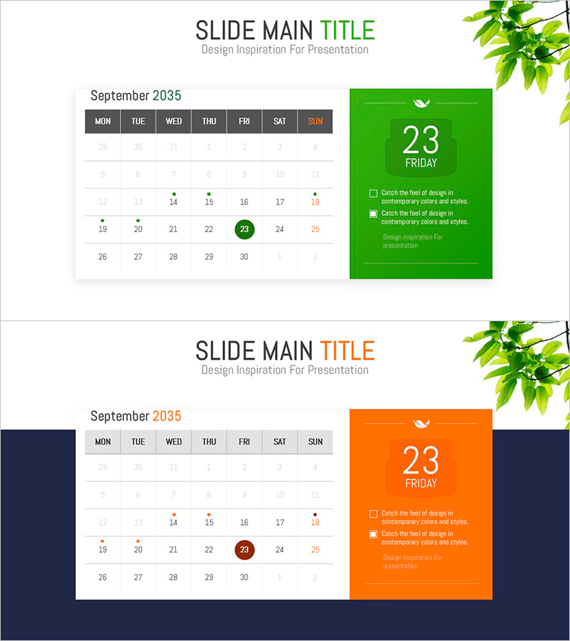 화장품 프로모션 일정을 위한 다이어그램 슬라이드