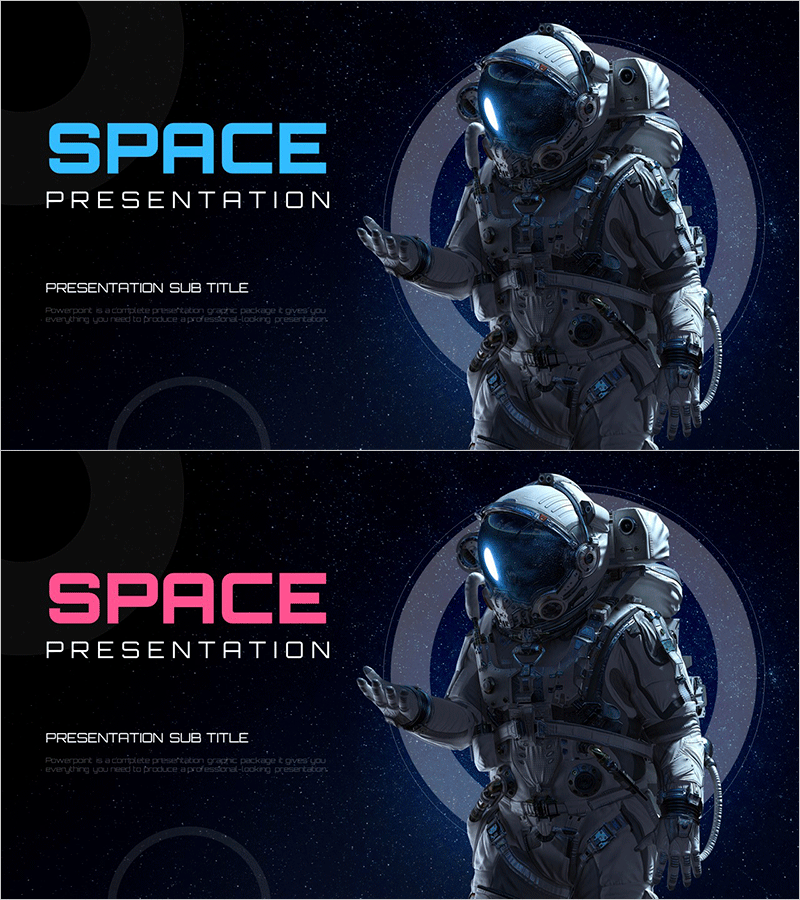 우주 행성 탐사 템플릿 표지 - 창의적인 탐험의 시작
