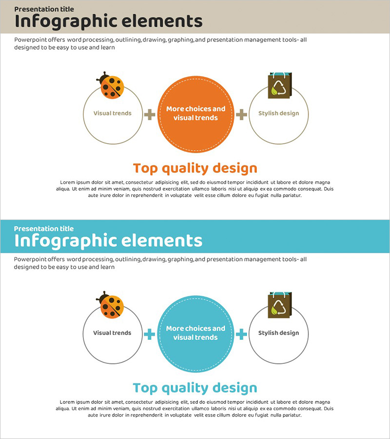 탄소중립 타겟 설정 브라운 블루 템플릿