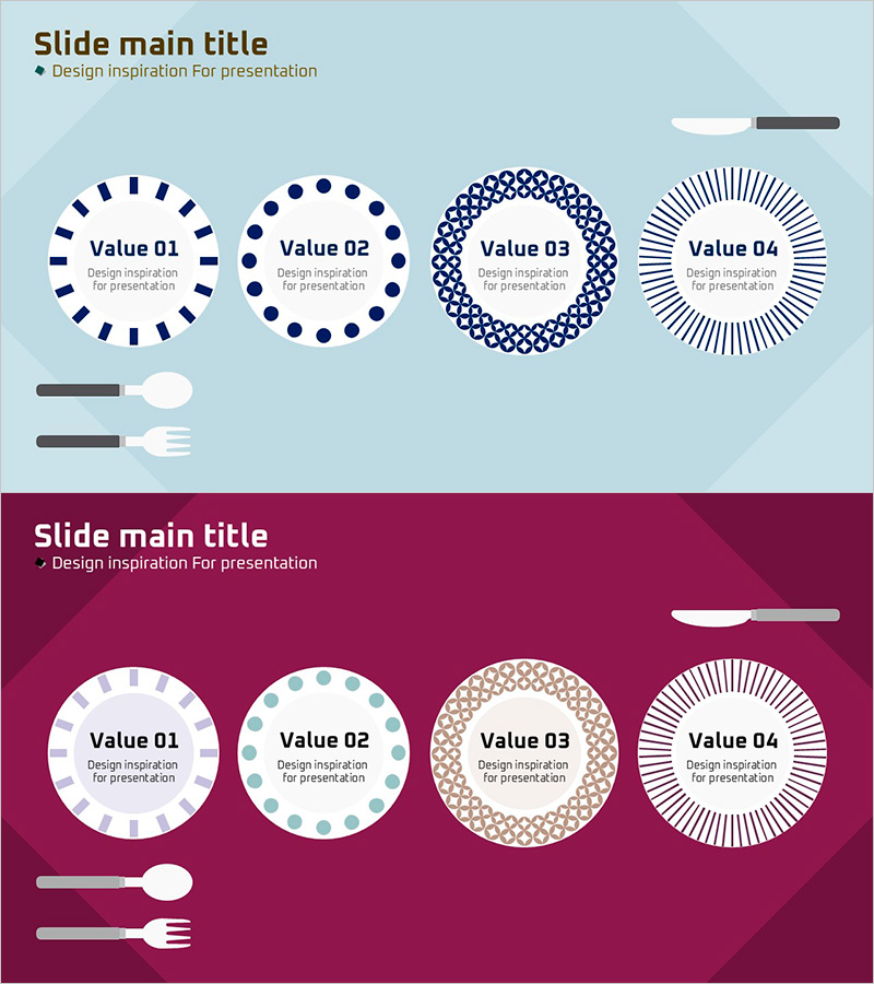 Plate Illustration Diagram – Slides Inspiring Design