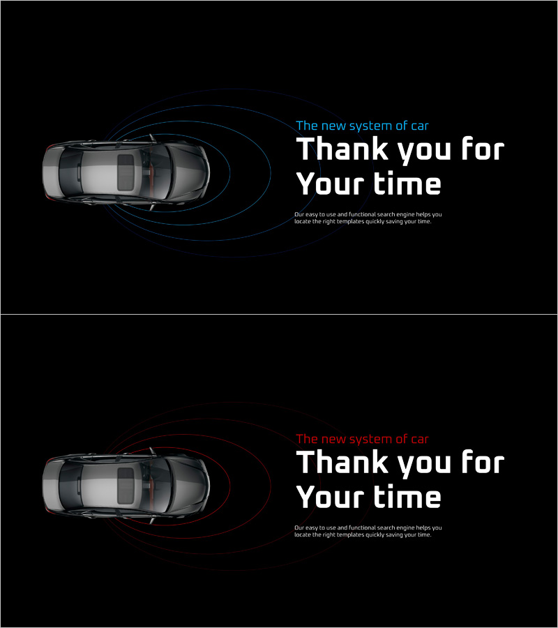 Safe Car System Template Ending Cover