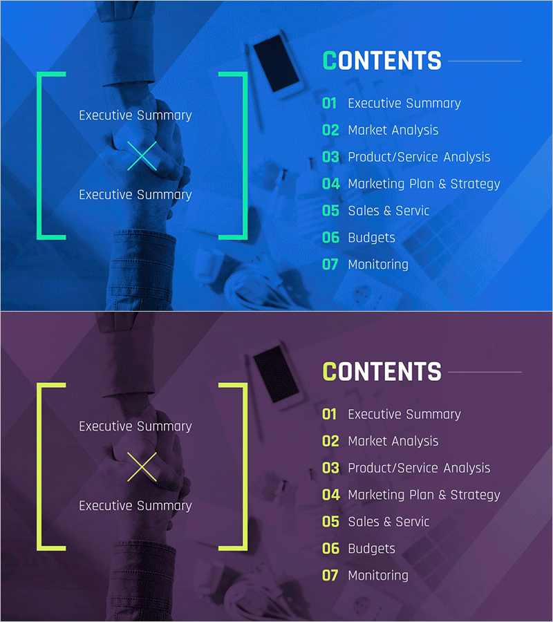 콜라보레이션 마케팅 기획서 템플릿 목차