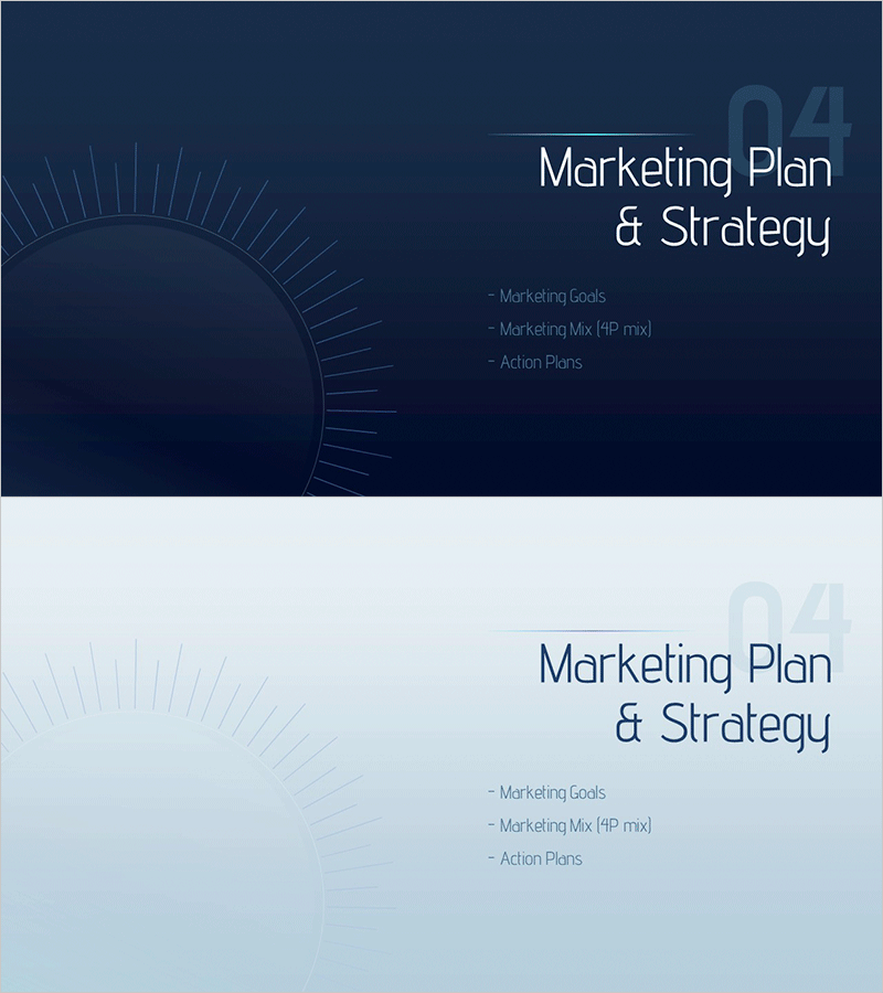 임팩트 마케팅 기획서 템플릿 간지 - 효과적인 전략 전달